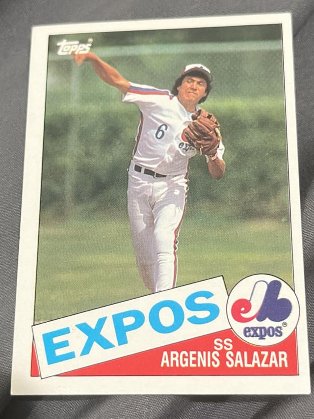 1985 Topps Argenis Salazar 1985 Topps Baseball Set #154