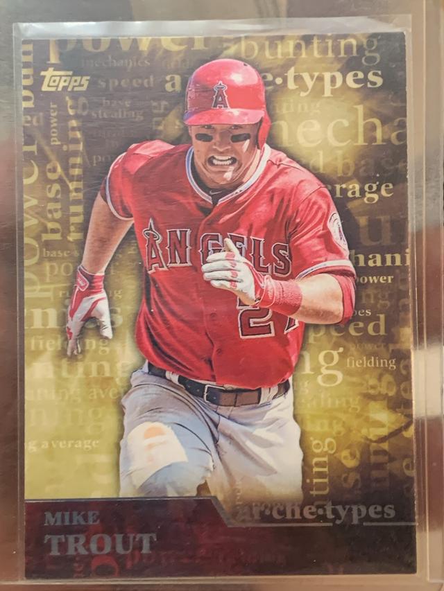 2015 Topps Series 1 Mike Trout Archetypes Set #A-4