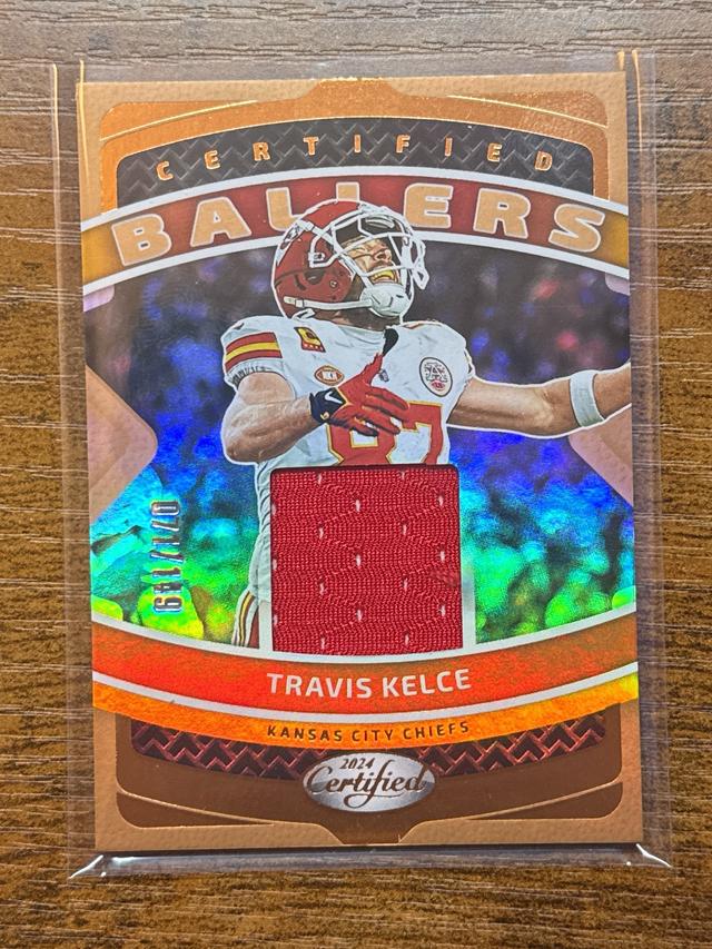 2024 Panini Certified Football Travis Kelce Orange Mirror /149 #CBM-TKE