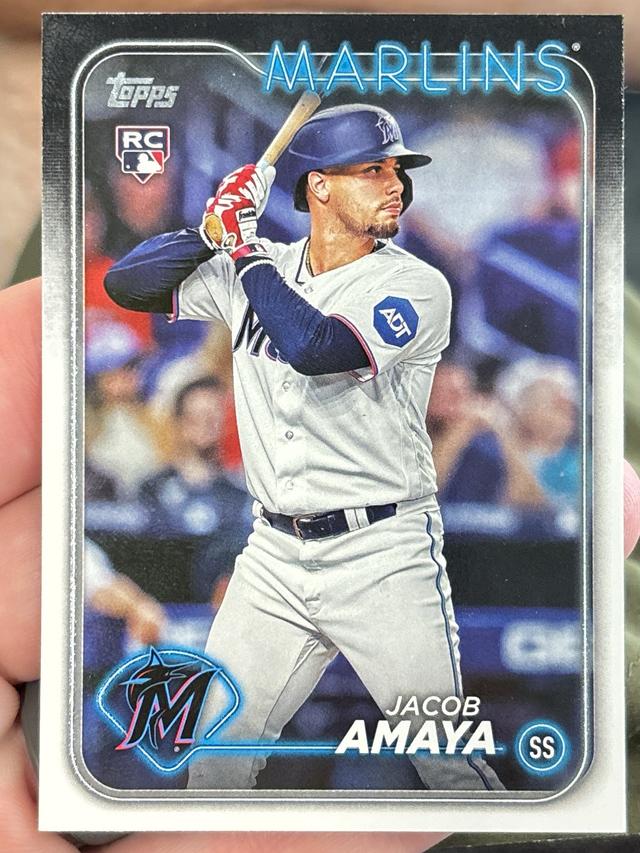 2024 Topps Series 1 Jacob Amaya BASE CARD SET #144