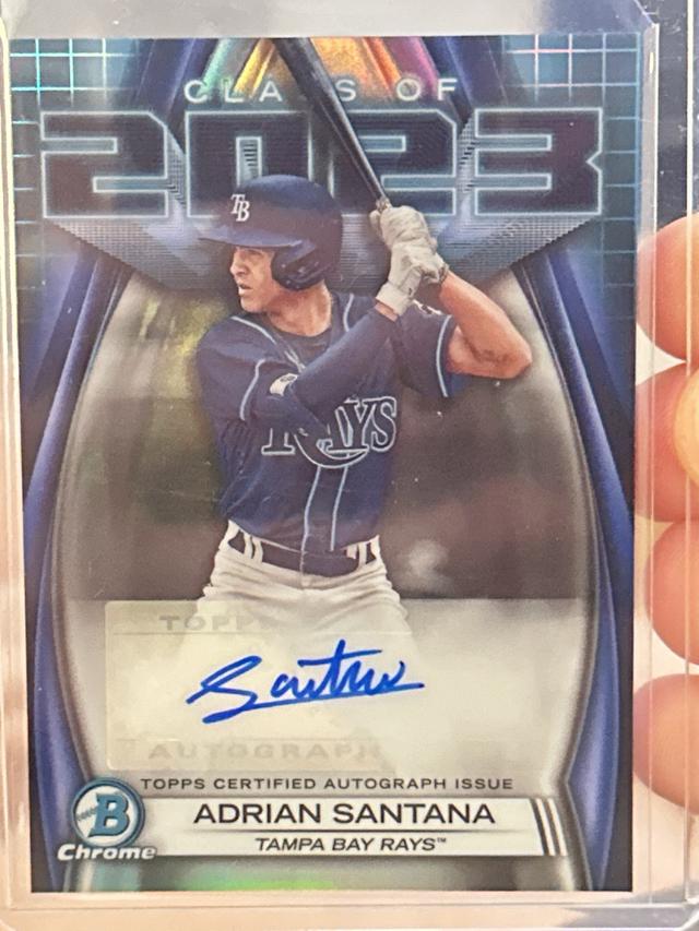 2023 Bowman Draft Adrian Santana Class of 2023 Autographs #23A-AS