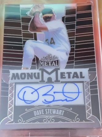 2024 Leaf Metal Dave Stewart MonuMetal /5 #MM-DS1