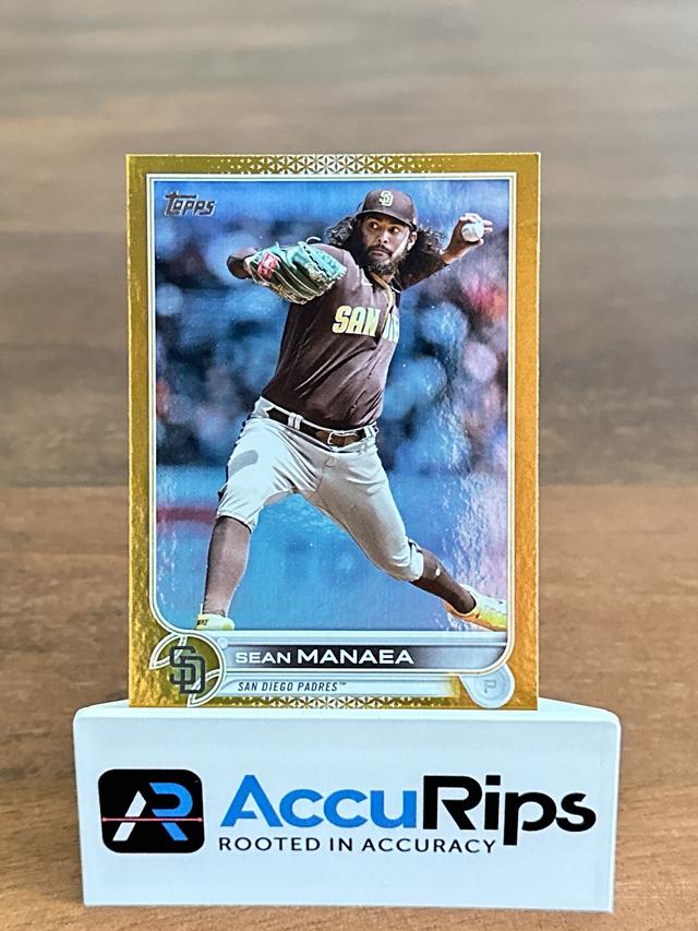 2022 Topps Update Sean Manaea ﻿Base Set Gold Foil #US48