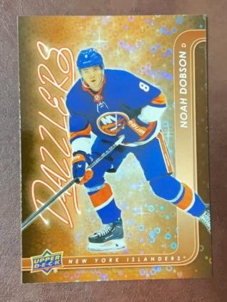 2024-25 Upper Deck Series 1 Noah Dobson Dazzlers Orange #DZ-50