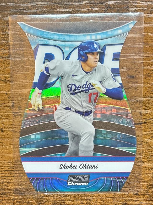 2024 Topps Stadium Club Shohei Ohtani Triumvirates #TRI-17 Dodgers 50/50