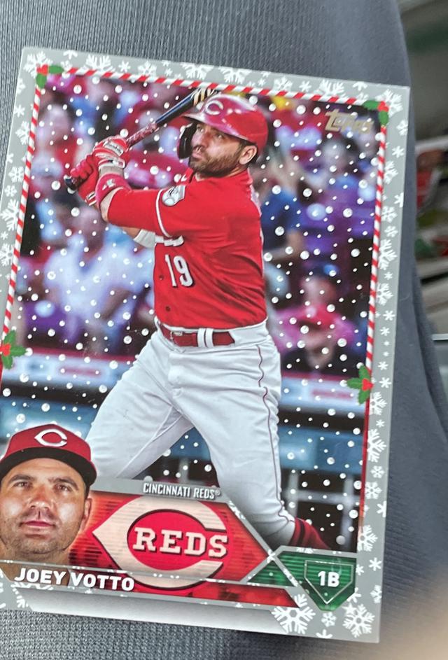 2023 Topps Holiday Joey Votto BASE CARDS #H14