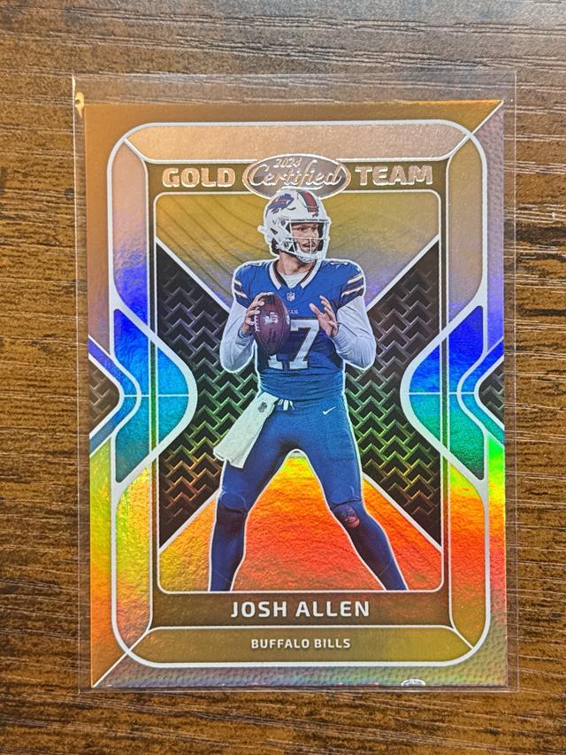 2024 Panini Certified Football Josh Allen Gold Team #GT-JAN