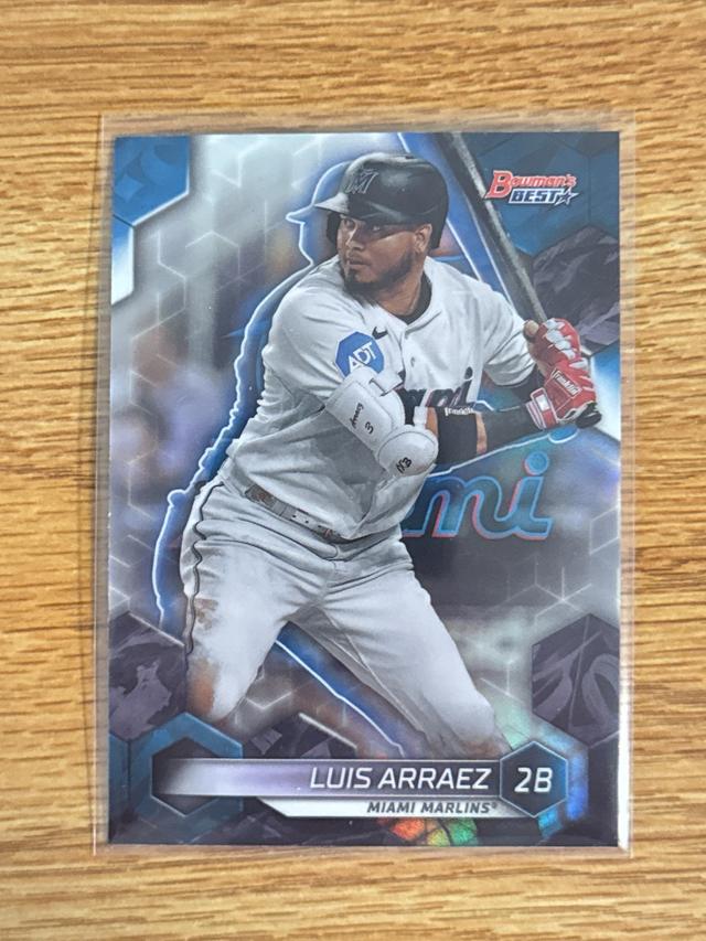 2023 Bowman's Best Luis Arraez VETERANS AND ROOKIES Refractor #17