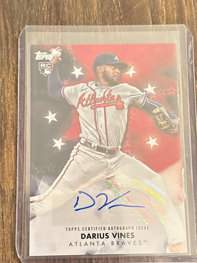 2024 Topps Series 1 Darius Vines BASEBALL STARS AUTOGRAPHS #BSA-VIN