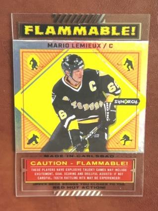 2023-24 Upper Deck Synergy Hockey Mario Lemieux Flammable! #FL-9