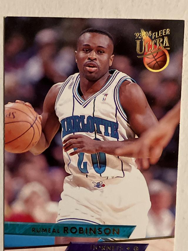 1993-94 Fleer Ultra Rumeal Robinson ﻿Base Set #217