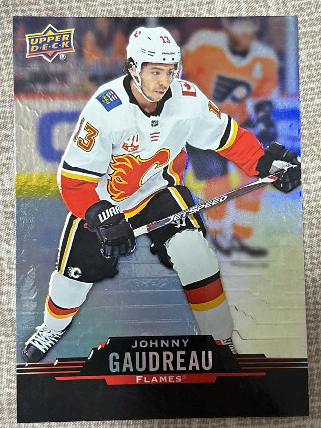 2020-21 Upper Deck Tim Hortons Johnny Gaudreau Base Set #15