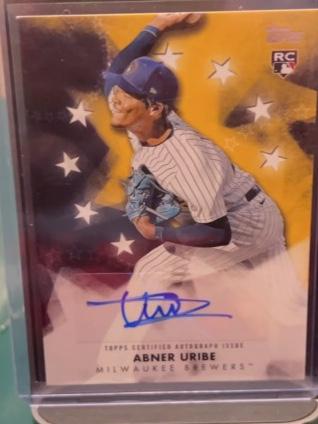 2024 Topps Series 2 Abner Uribe BASEBALL STARS AUTOGRAPHS #BSA-AU