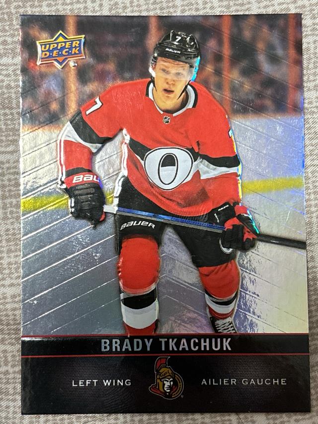 2019-20 Upper Deck Tim Hortons Brady Tkachuk Base Set #7