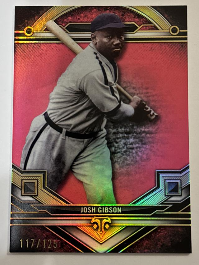 Josh Gibson 2024 Topps Triple Threads ﻿Tourmaline #117/125 #152