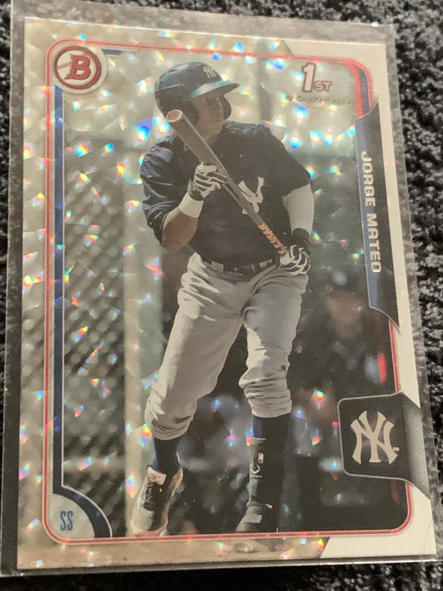 2015 Bowman Jorge Mateo Prospects Set Black Refractor #BP87