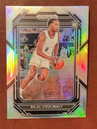 2023-24 Panini Prizm Draft Picks Bilal Coulibaly Base Set Silver #97