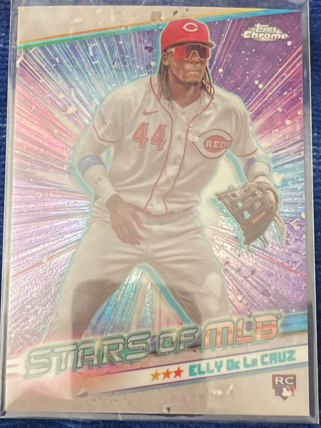 2024 Topps Series 1 Elly De La Cruz CHROME STARS OF MLB Chrome #CSMLB-23