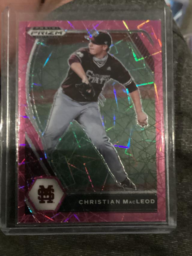 2021 Panini Prizm Draft Picks Christian MacLeod Base Set #PDP159