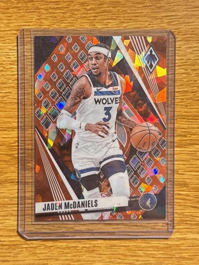 2023-24 Panini Phoenix Basketball Jaden McDaniels Orange Ice /249 #19