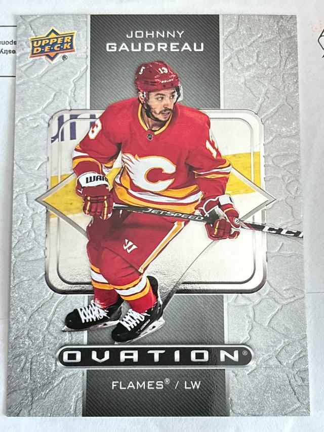 2020-21 Upper Deck Extended Series Johnny Gaudreau Ovation Set #O-3