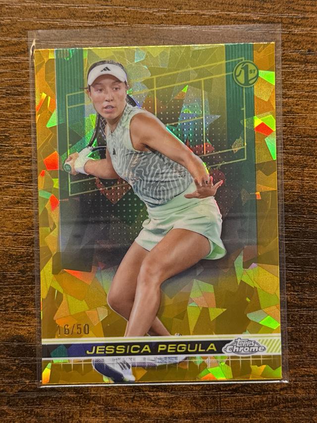 2024 Topps Chrome Sapphire Tennis Jessica Pegula ﻿Gold /50 #37