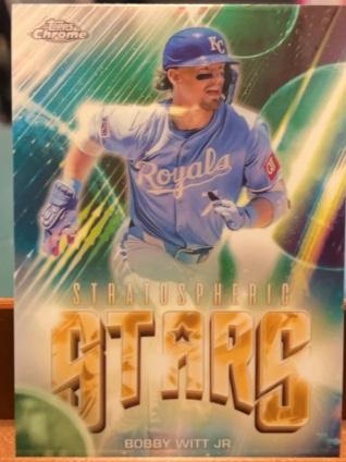 2024 Topps Chrome Update Bobby Witt Jr. Stratospheric Stars #SSC-21