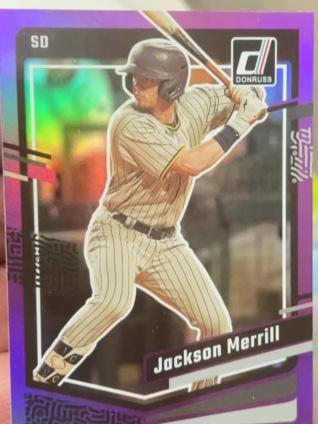 2023 Donruss Jackson Merrill Base Set #117