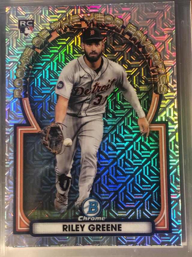 2023 Bowman Chrome Mega Riley Greene Rookie of the Year Favorites Mega #ROYF-6