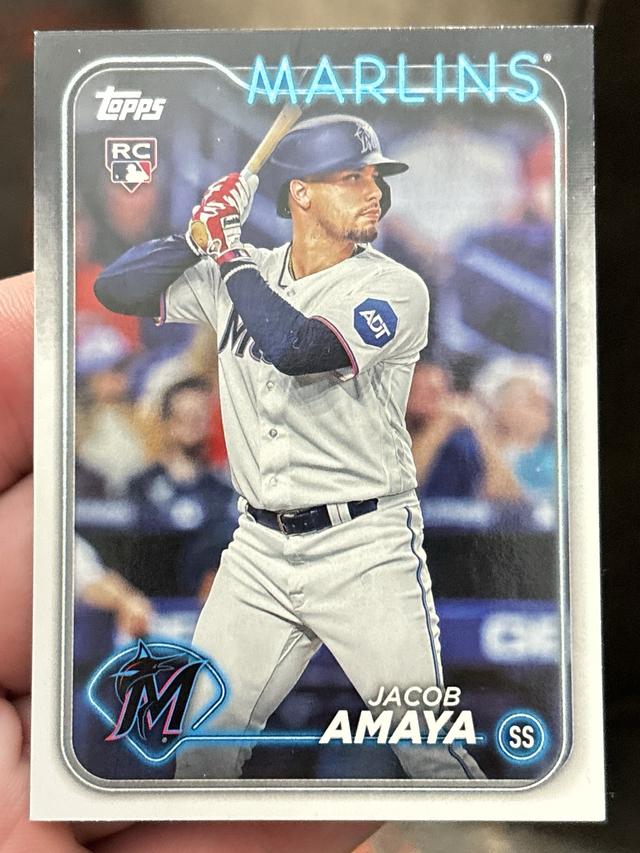 2024 Topps Series 1 Jacob Amaya BASE CARD SET #144