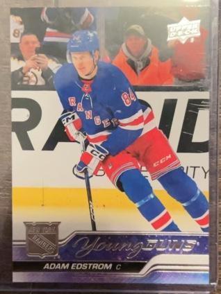 2023-24 Upper Deck Extended Series Hockey Adam Edstrom Young Guns #703