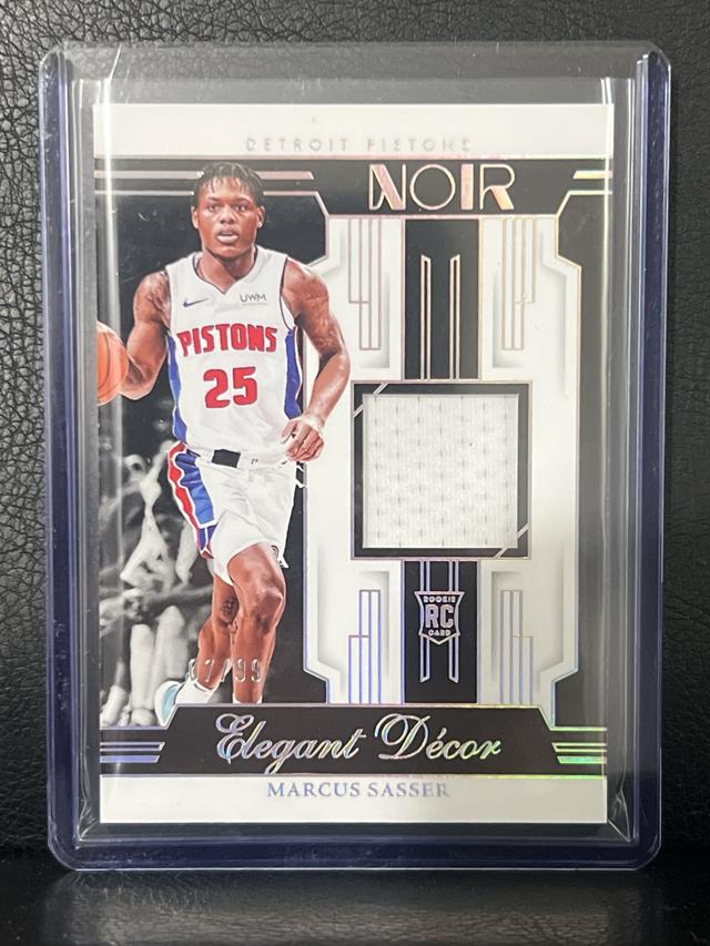 2023-24 Panini Noir Basketball Marcus Sasser #EDR-SAS