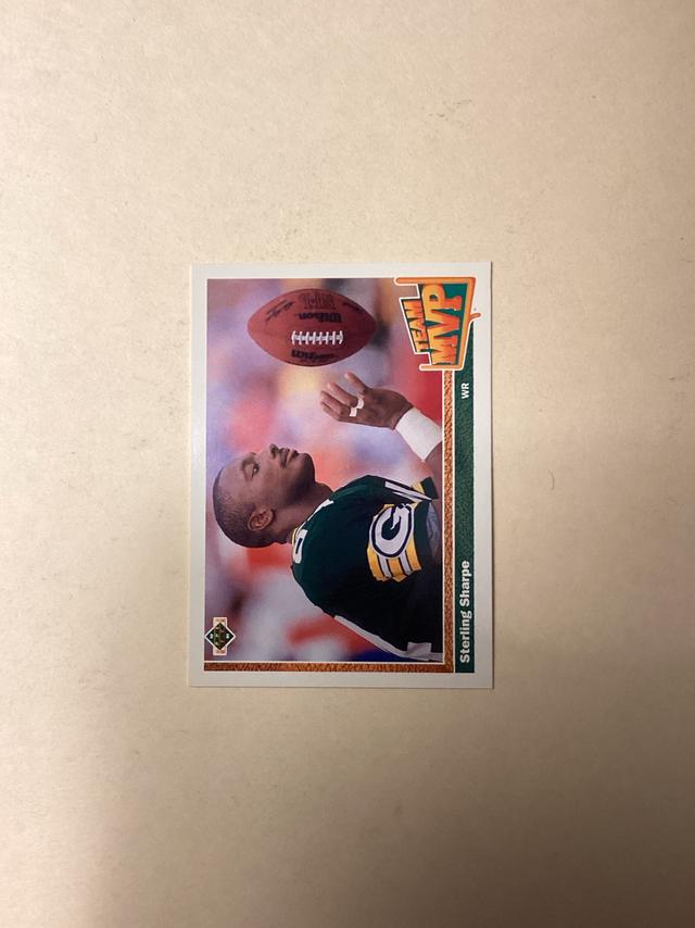 1991 Upper Deck Football Sterling Sharpe Base Set #459