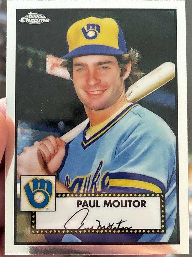 2021 Topps Chrome Platinum Paul Molitor BASE CARDS I #520