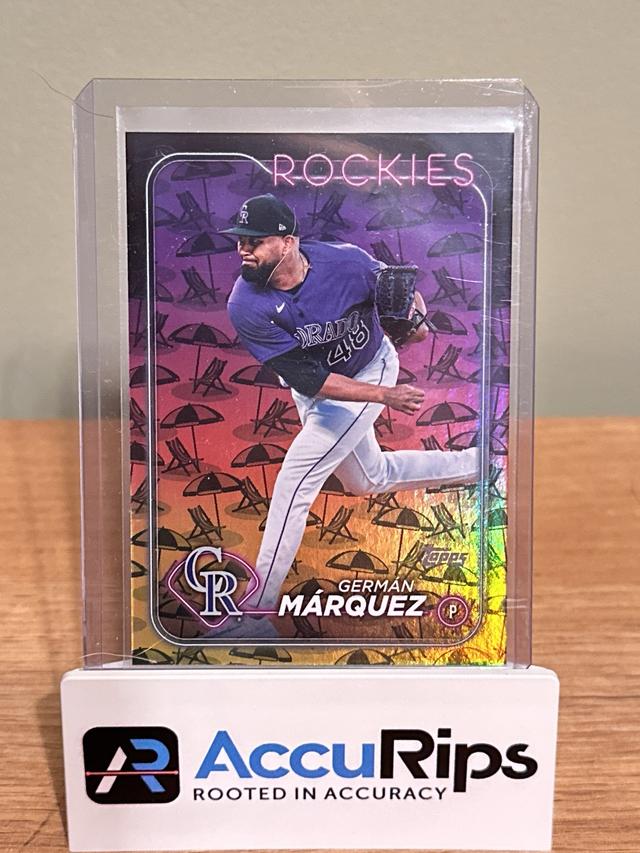 2024 Topps Series 2 Germán Márquez BASE SET Beach Umbrella /50 #618