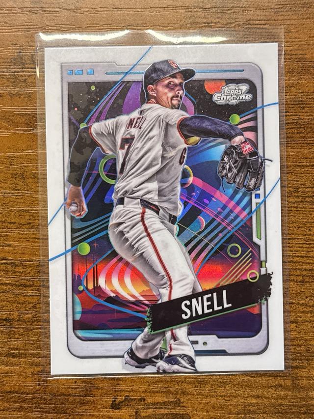 2024 Topps Cosmic Chrome Blake Snell ﻿Base Set White Hole #86 Dodgers!