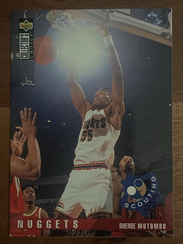 1995-96 Collector's Choice Italian II Basketball Dikembe Mutombo #117