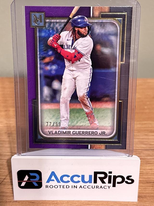 2023 Topps Museum Collection Vladimir Guerrero Jr. BASE CARDS Amethyst /99