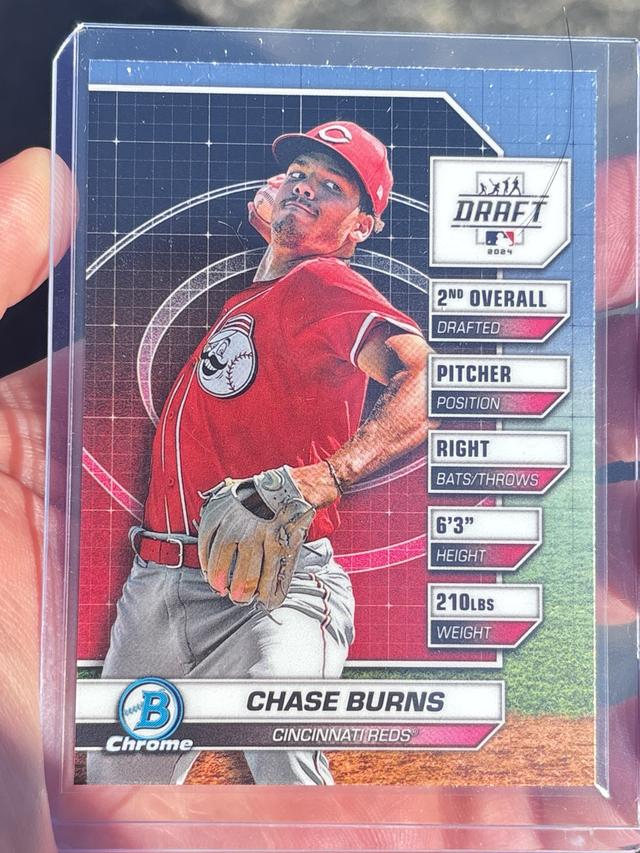 2024 Bowman Draft Chase Burns Night #BDN-8