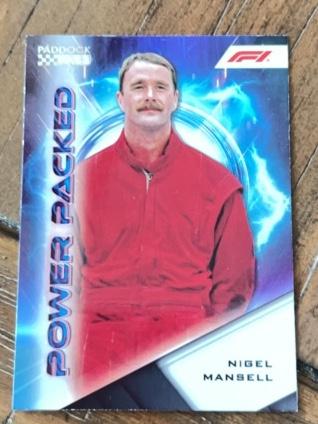 2024 Topps Paddock Pass Formula 1 Nigel Mansell Power Packed #PP-23