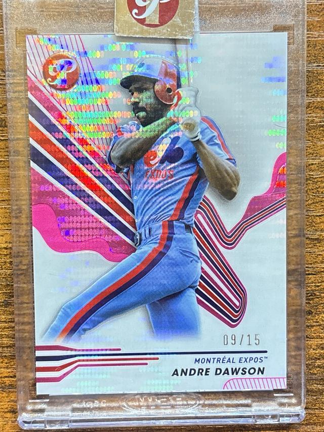 2024 Topps Pristine Andre Dawson Pink /15 #119 Expos Nationals HOF Encased