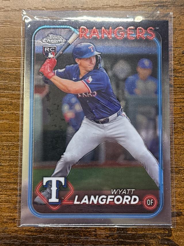 2024 Topps Chrome Update Wyatt Langford ﻿Base Set #USC35