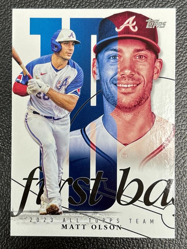 2024 Topps Series 1 Matt Olson 2023 ALL TOPPS TEAM #ATT-4