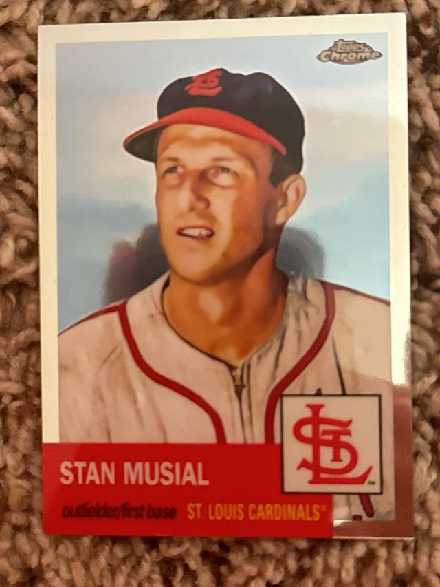 2022 Topps Chrome Platinum Stan Musial ﻿Base Set #9