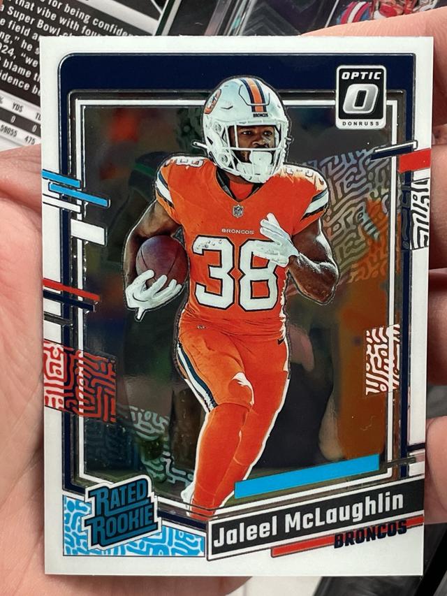 2023 Donruss Optic Jaleel McLaughlin Rated Rookies #232