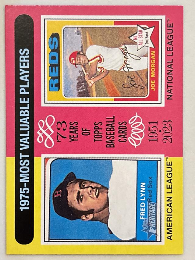 2024 Topps Heritage Fred Lynn MVP #194