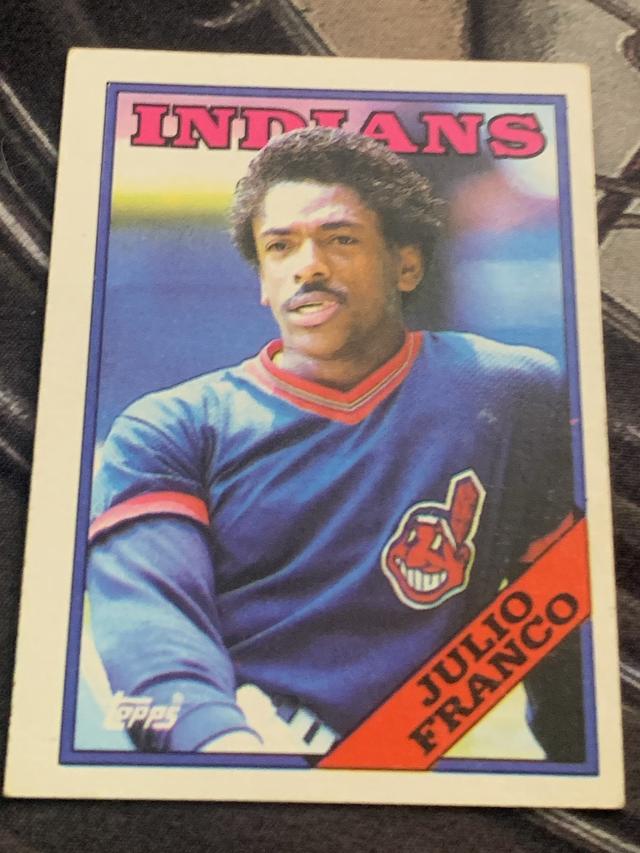 1988 Topps Julio Franco Base Set #683