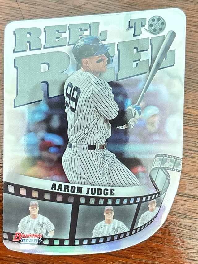 2023 Bowman's Best  Aaron Judge REEL TO REEL DIE CUT #RR-20