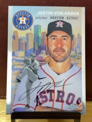 2023 Topps Chrome Platinum '54 Justin Verlander #54CV-80