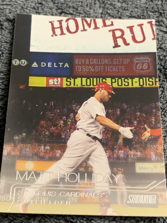 2015 Topps Stadium Club Matt Holliday Base Set #25